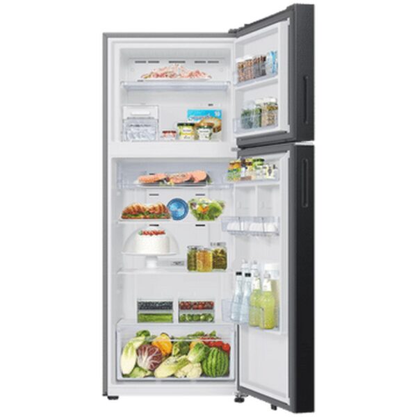 SAMSUNG 419 Litres 3 Star Frost Free Double Door Smart Wifi Enabled Refrigerator with AI Energy Mode (RT45DG6A4DBXHL Luxe Black)2