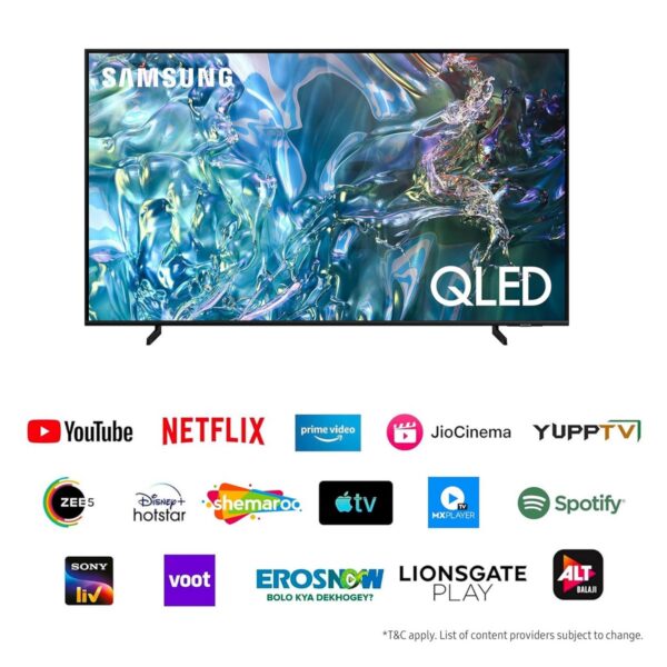 SAMSUNG Q60D 108 cm (43 inch) QLED 4K Ultra HD Tizen TV with Quantum HDR QA43Q60D2