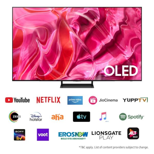 Samsung 138 cm (55 inches) 4K Ultra HD Smart OLED TV QA55S90CAKLXL (Titan Black)2