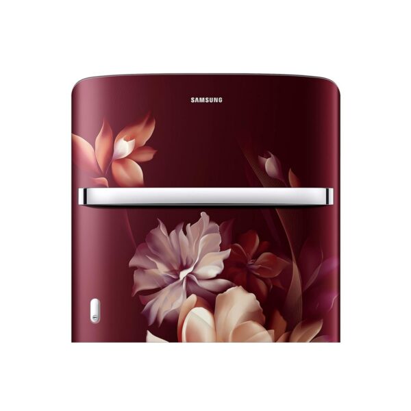 Samsung 189L 5 Star Inverter Direct Cool Single Door Refrigerator Appliance (RR21C2H25RZ Midnight Blossom Red)5