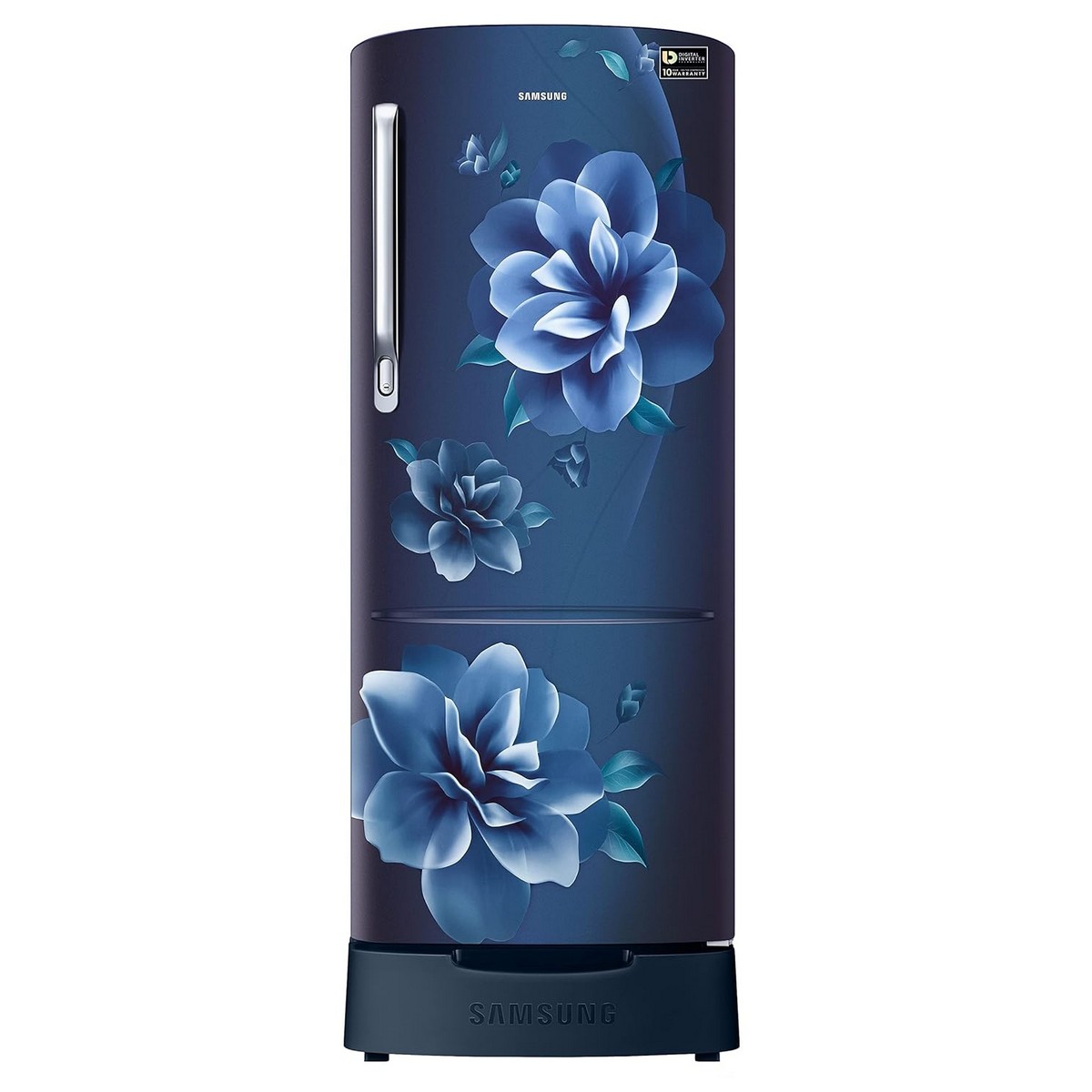 Samsung 223L 3 Star Inverter Direct Cool Single Door Refrigerator Appliance (RR24C2823CU Camellia Blue) Base Stand Drawer 2023 Model