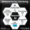 Samsung 396 L Convertible 5 in 1 Digital Inverter Frost Free Double Door Bespoke AI WiFi Enabled Refrigerator (RT41DG6A2BB1 Black Matte)1
