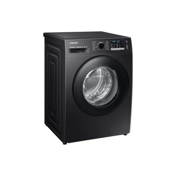 Samsung 8 kg Hygiene Steam with Inbuilt Heater Digital Inverter Fully Automatic Front Load Washing Machine (WW80TA046AB1TL Black)1