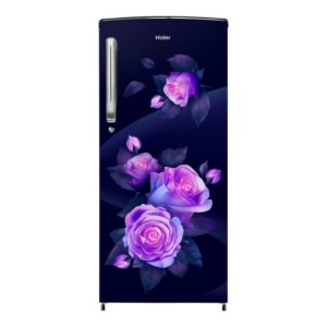 Haier 205 L Direct Cool Single Door 3 Star Refrigerator with Base Drawer  (Marine Rose, HRD-2263PMR-N)