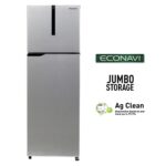 Panasonic 280 L Double Door 2 Star AI Enabled Inverter Technology Frost Free Refrigerator (NR TH292BVHN Electric Grey Jumbo Fresh Vegetable Basket Net Capacity 256L)