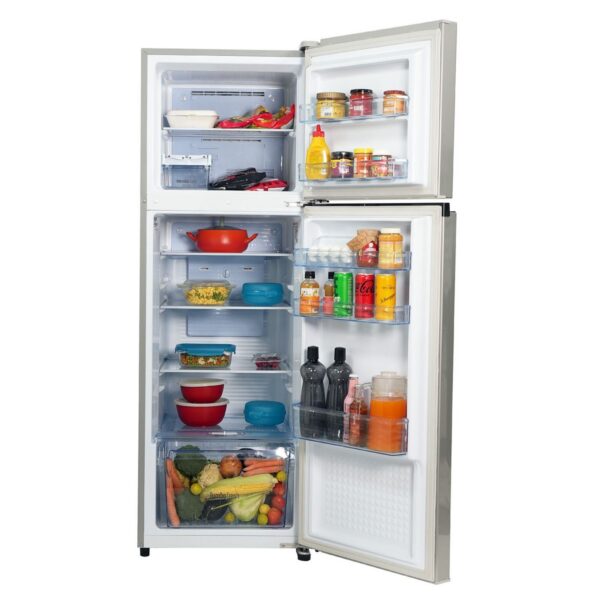 Panasonic 280 L Double Door 2 Star AI Enabled Inverter Technology Frost Free Refrigerator (NR TH292BVHN Electric Grey Jumbo Fresh Vegetable Basket Net Capacity 256L)5