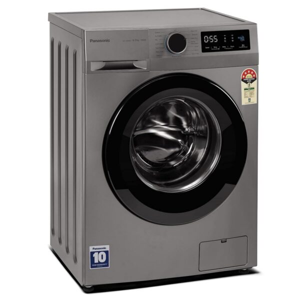 Panasonic 6 kg 5 Star Fully Automatic Front Loading Washing Machine (NA 106MB3L01 Grey)5