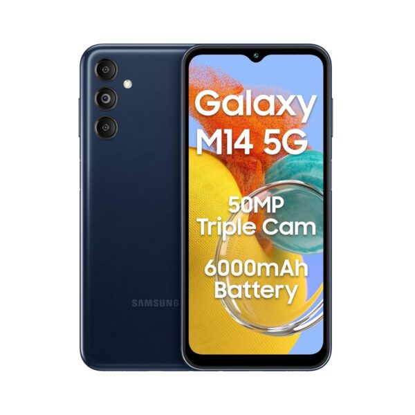 SAMSUNG Galaxy M14 5G (Smoky Teal 128 GB) (6 GB RAM)1