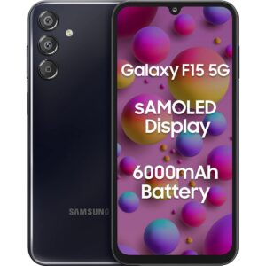 Samsung Galaxy F15 5G (Ash Black, 6GB RAM, 128 GB Storage)