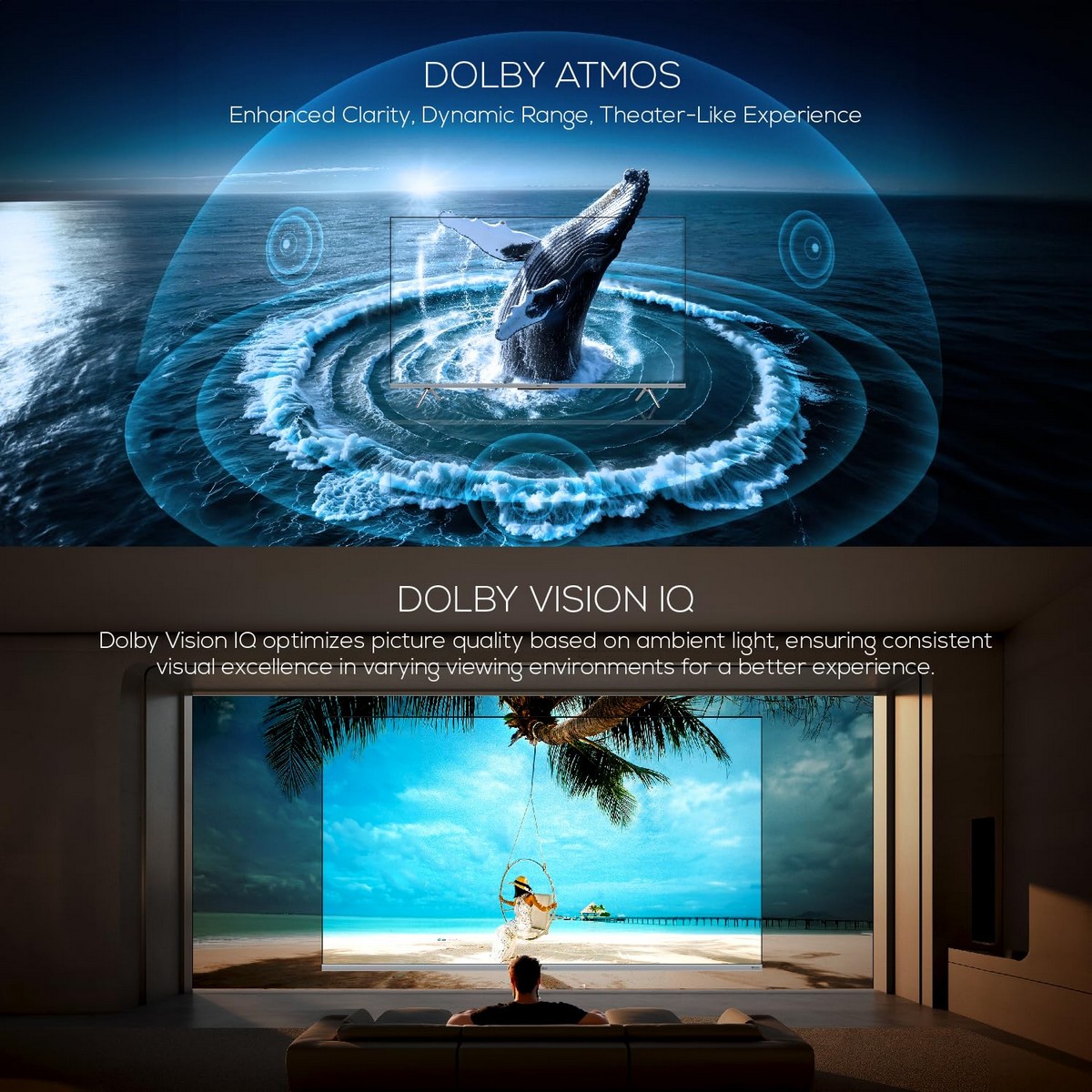 Haier 139 cm 55 inches UHD Smart Google TV with Hands free voice control 55P7GT GREY2