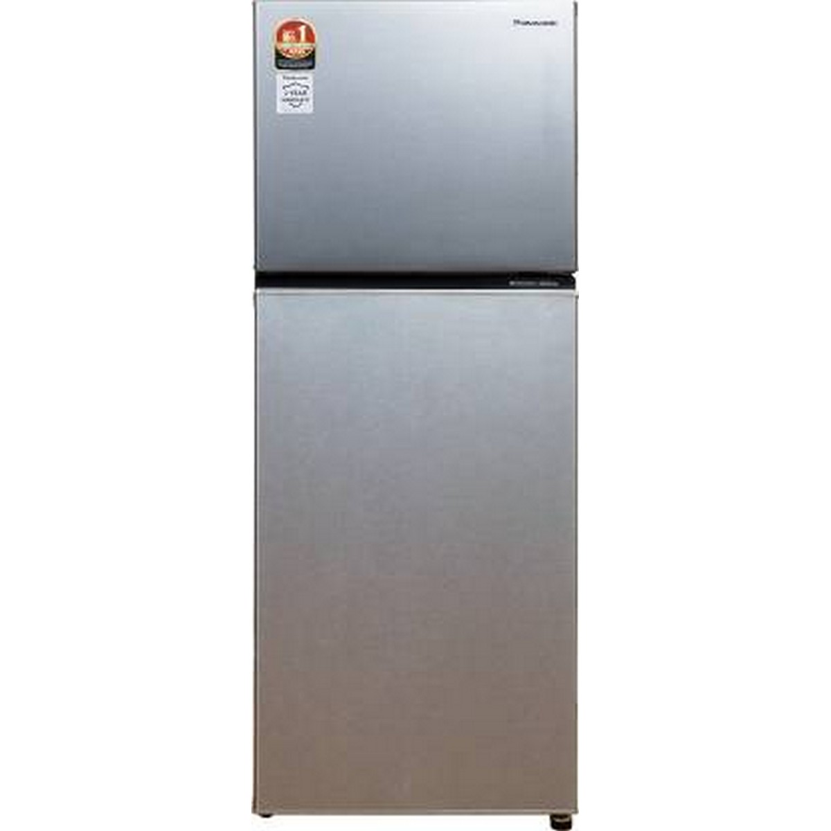 Panasonic 275 L Frost Free Double Door 2 Star Refrigerator GREY NR TG328BVHN 1