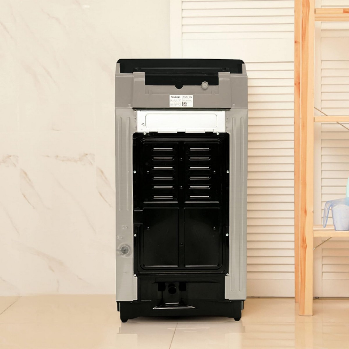 Panasonic 8 kg with Wi Fi Enabled Fully Automatic Top Load Washing Machine with In built Heater Silver NA F80V10SRB4