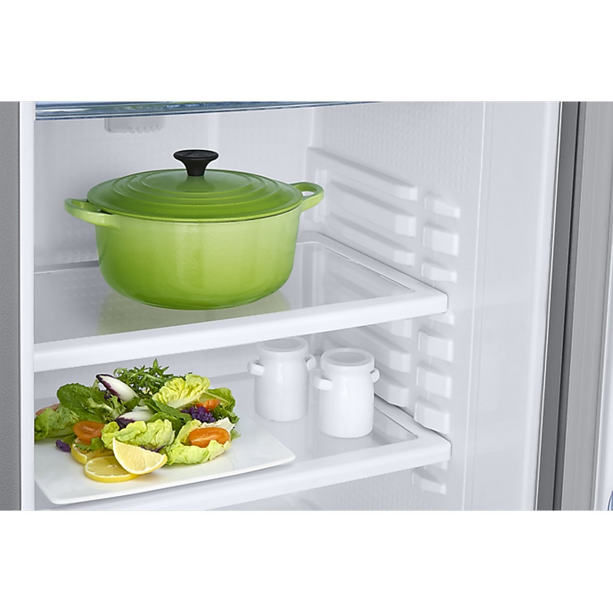 SAMSUNG 212 L Direct Cool Single Door 3 Star Refrigerator Elegant Inox RR22T272YS86