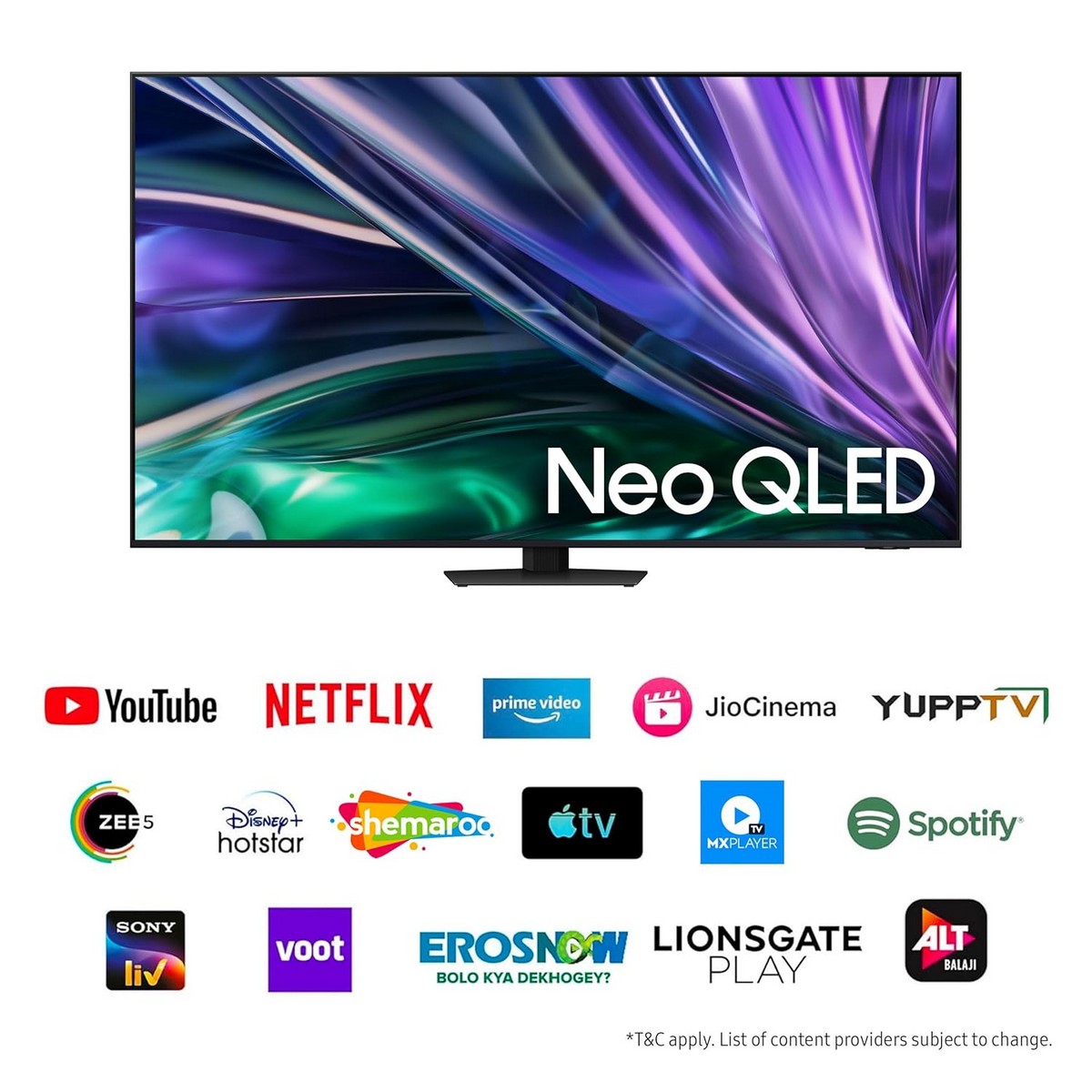 SAMSUNG Neo QLED 139.7 cm 55 inch QLED Ultra HD 4K Smart Tizen TV with AI Technology 2024 Model QA55QN85DBULXL2