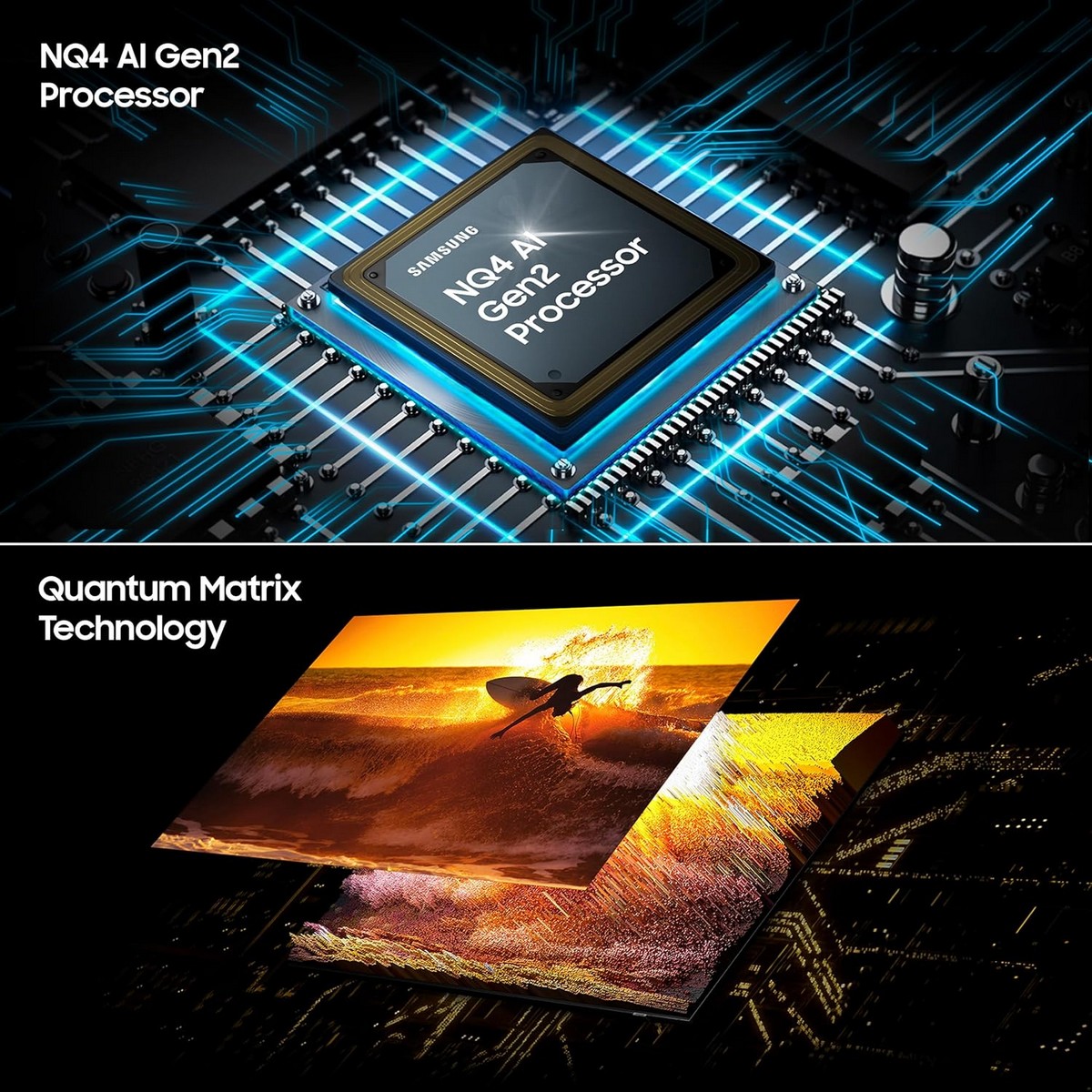 SAMSUNG Neo QLED 139.7 cm 55 inch QLED Ultra HD 4K Smart Tizen TV with AI Technology 2024 Model QA55QN85DBULXL6