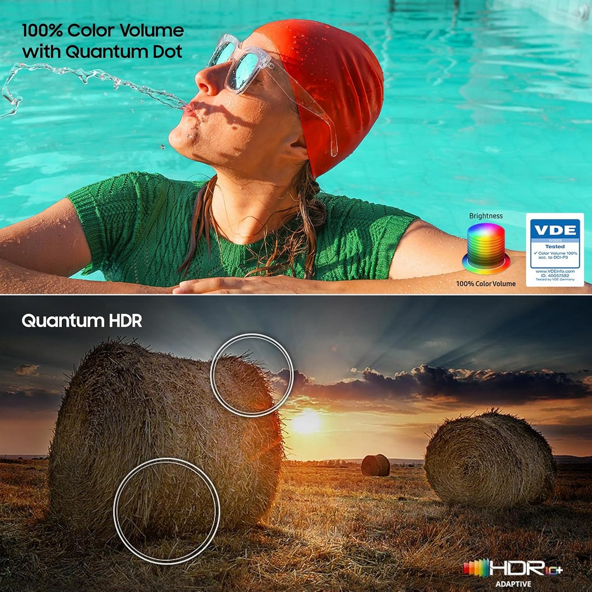 SAMSUNG Q60D 108 cm 43 inch QLED 4K Ultra HD Tizen TV with Quantum HDR QA43Q60D6