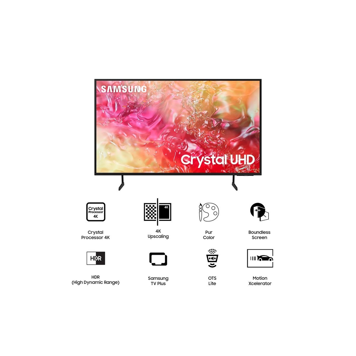 Samsung 108 cm 43 inches 4K Ultra HD Smart LED TV UA43DU7000KLXL Black1 1