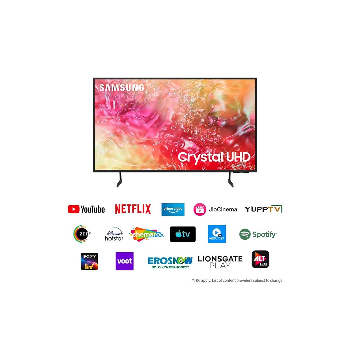 Samsung 108 cm 43 inches 4K Ultra HD Smart LED TV UA43DU7000KLXL Black3 1