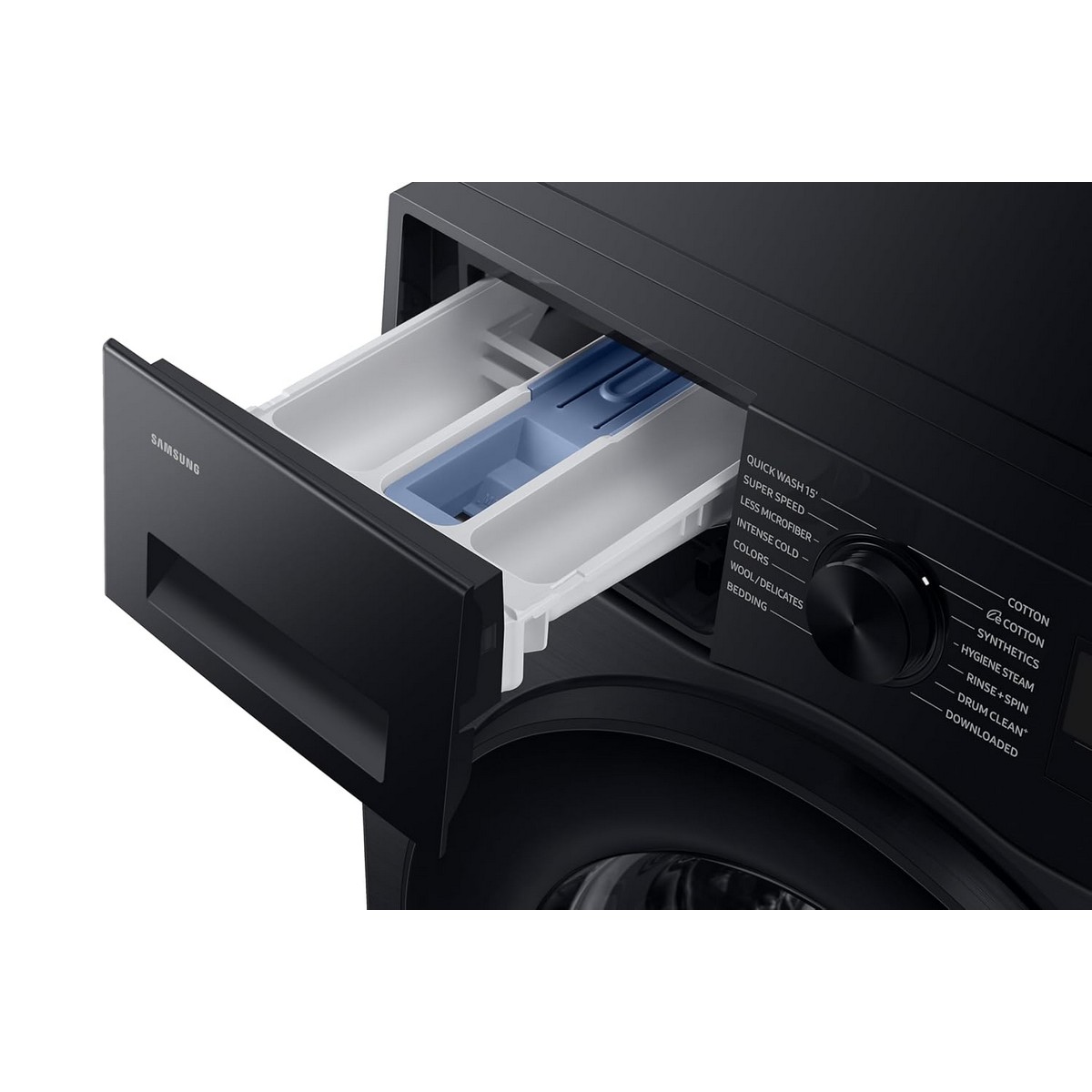 Samsung 12 kg 5 Star AI Ecobubble Super Speed Wi Fi Hygiene Steam with Inbuilt Heater Digital Inverter Fully Automatic Front Load Washing Machine WW12DG5B24ABTL Black11