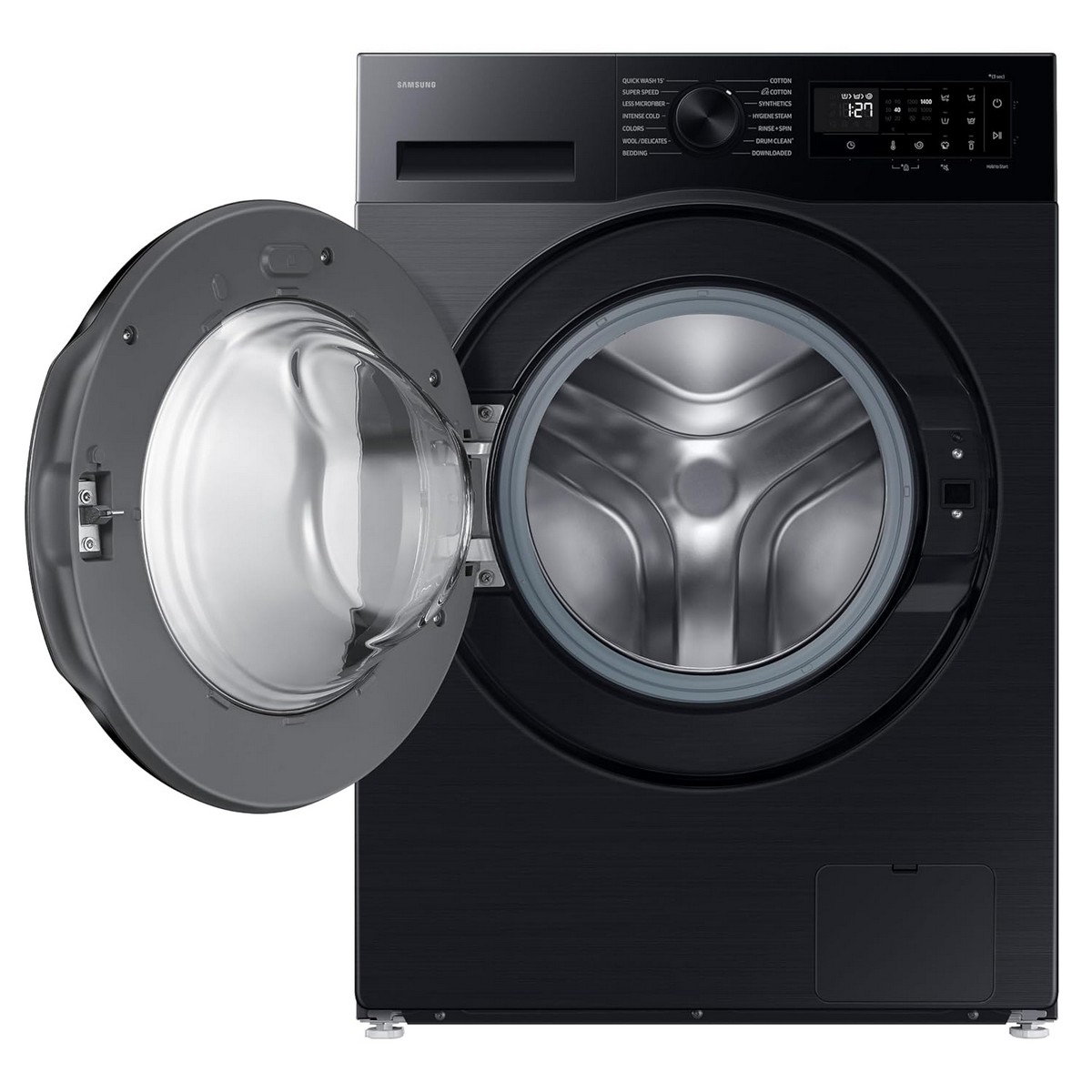 Samsung 12 kg 5 Star AI Ecobubble Super Speed Wi Fi Hygiene Steam with Inbuilt Heater Digital Inverter Fully Automatic Front Load Washing Machine WW12DG5B24ABTL Black8