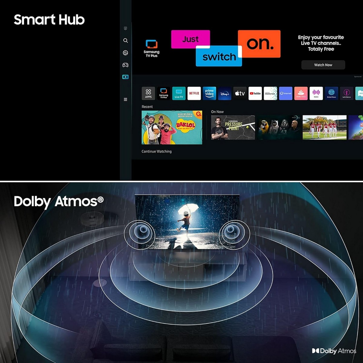 Samsung 138 cm 55 inches 4K Ultra HD Smart OLED TV QA55S90CAKLXL Titan Black6