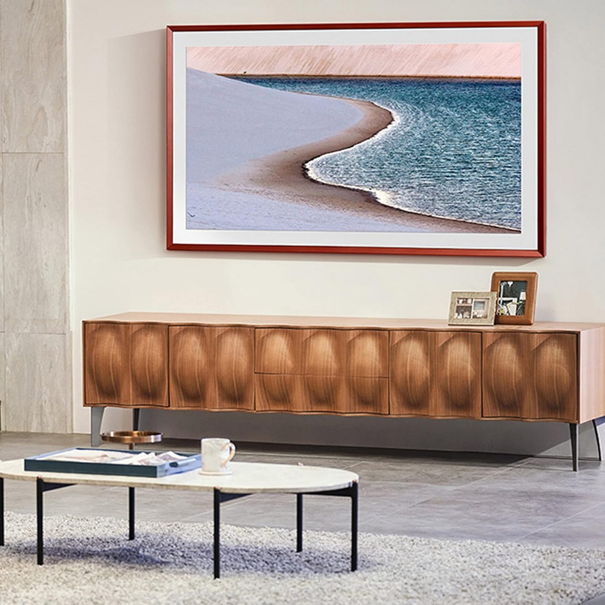 Samsung 138 cm 55 inches The Frame Series 4K Ultra HD Smart QLED TV QA55LS03AAKLXL Black With 3 Years Warranty7