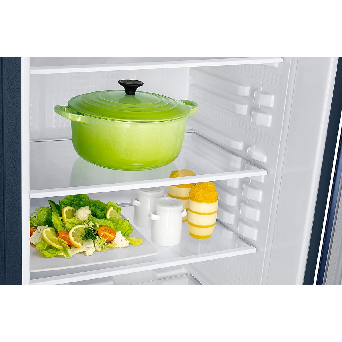 Samsung 223L 3 Star Inverter Direct Cool Single Door Refrigerator Appliance RR24C2823CU Camellia Blue Base Stand Drawer 2023 Model6