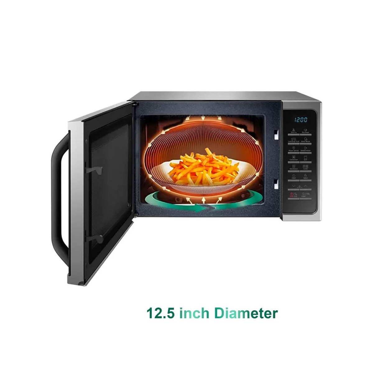 Samsung 28 L Convection Microwave Oven MC28A5025VS Silver4