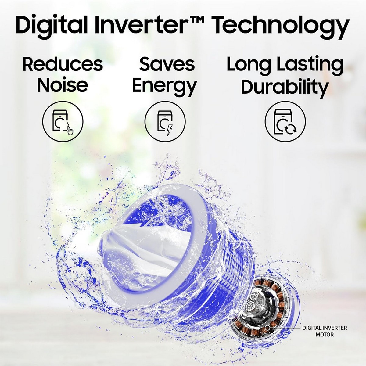 Samsung 7 kg 5 star Ecobubble Digital Inverter Fully Automatic Top Load Washing Machine WA70BG4441YYTL Lavender Gray4