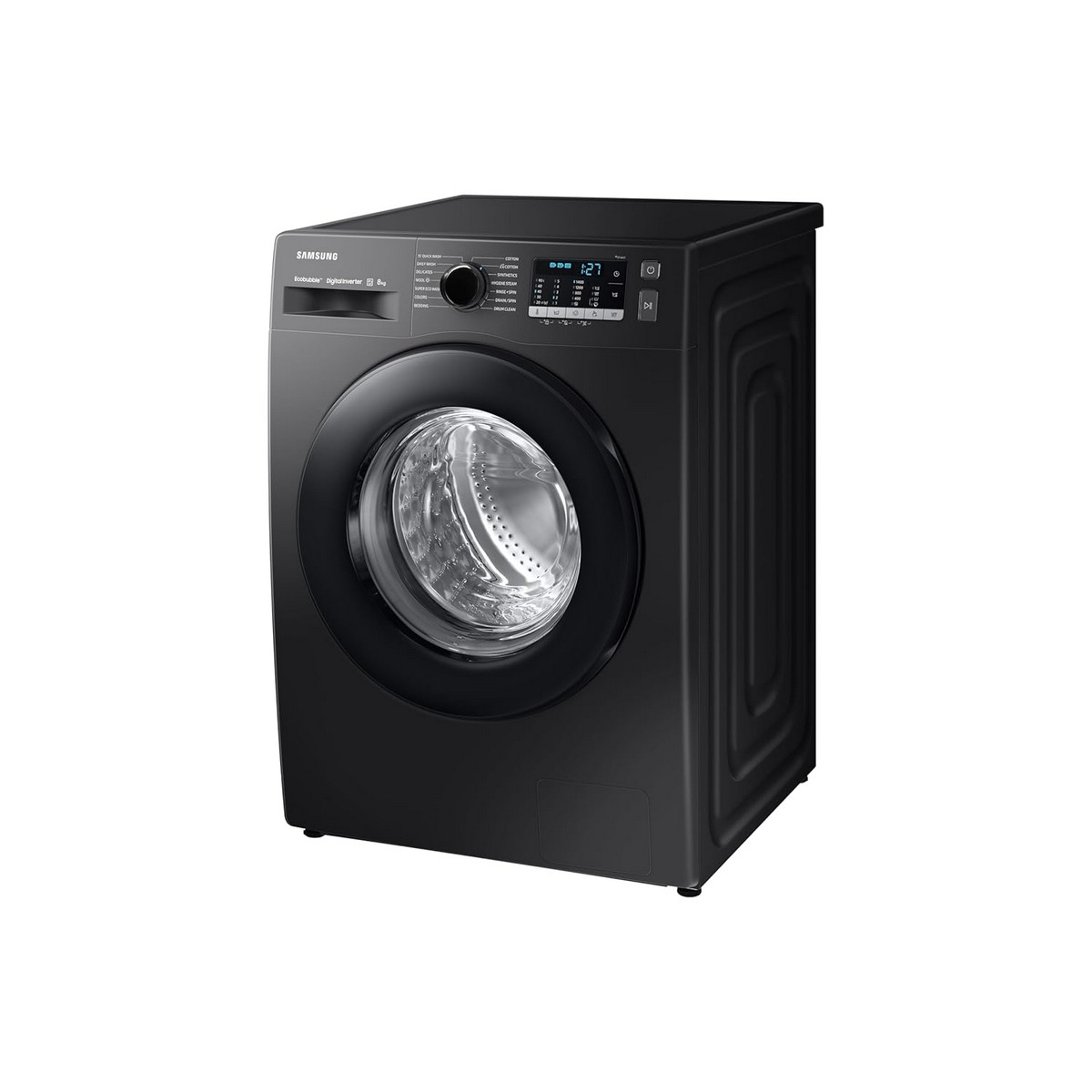 Samsung 8 kg Hygiene Steam with Inbuilt Heater Digital Inverter Fully Automatic Front Load Washing Machine WW80TA046AB1TL Black2