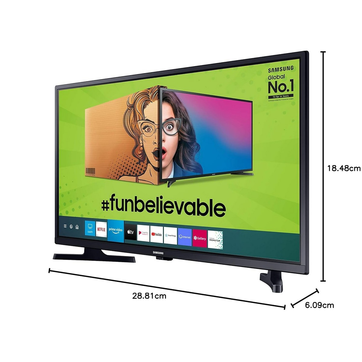 Samsung 80 cm 32 inches HD Ready Smart LED TV UA32T4310AKXXL Glossy Black5 1